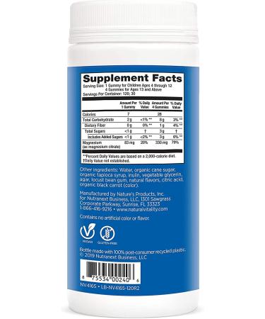 Natural Vitality Calm Gummies - Raspberry Lemon Anti-Stress Formula, 120 Count - Buy Online on GoSupps.com