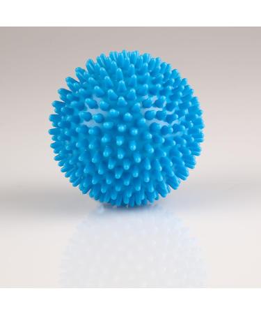 Sport-Tec Hedgehog Ball - Soft Reflexology Massage Ball (10 cm) - Self-Massage Tool in Neon Blue | Perfect for Relaxation & Pain Relief - Buy Online on GoSupps.com