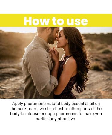 Pheromone Natural Body Essential Oil (Yellow) Natural Fresh Body Long-Lasting Fragrance Unisex Perfume Essential Oil - Buy Online on GoSupps.com
