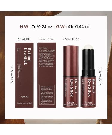AKARY Skincare Retinol Eye Stick - Hydrating Cooling Balm for Dark Circles, Puffiness, Fine Lines, Bags - Skin Tightening Cream for Men & Women - 0.24oz - Buy Online on GoSupps.com