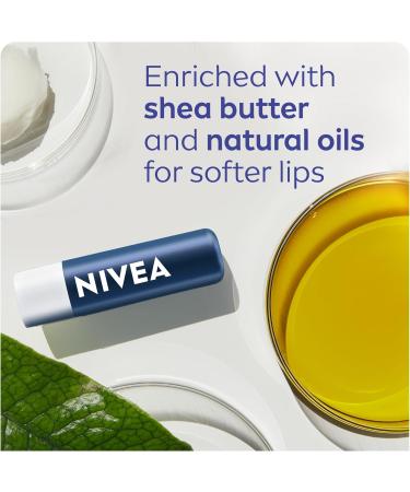 NIVEA MEN Active Lip Balm (2 X 4.8g) | Made with Jojoba Oil & Shea Butter 24H Hydration - Buy Online on GoSupps.com