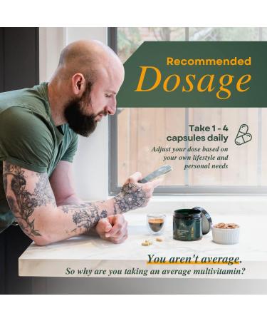 Younited High Performance Multivitamins | Advanced Daily Dietary Supplement for Boosted Performance | Mens Multivitamin & Womens Multivitamin | Antioxidant Supplement with Vitamins and Minerals for Immune Support (120 Capsules) - Buy Online on GoSupps.com