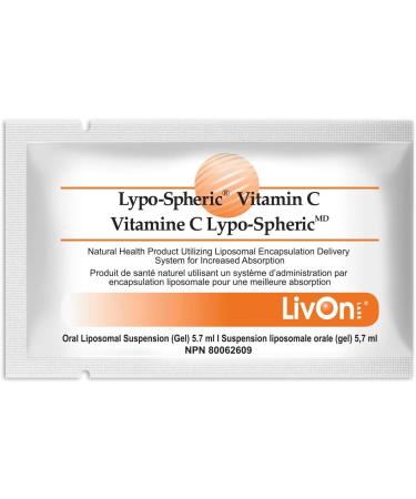 Lypo Spheric Vitamin C 1 Carton (30 Packets) 1 000 mg Vitamin C & 1 000 mg Essential Phospholipids Per Packet Liposome Encapsulated for Improved Absorption 100% Non GMO 30 count (Pack of 1) - Buy Online on GoSupps.com