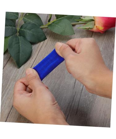 FRCOLOR 60 Pcs Volleyball Finger Protector Sleeve Set - Joint Finger Guard & Thumb Sleeve - Sports Gear for Enhanced Performance - Blue - Buy Online on GoSupps.com
