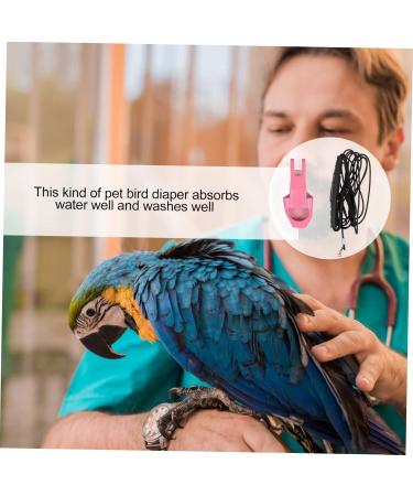 Angoily Parrot Flight Suit & Outfit - Nymphensittich Ara Vogel Pipi-Pad for Pets | Best Windel & Clothing Set for Parrots - Size S 4M - Buy Online on GoSupps.com