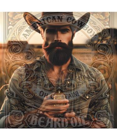 Buy Oh Captain! American Cowboy Beard Oil - Premium 9 Natural Oils Blend for Healthier Beards - Buy Online on GoSupps.com