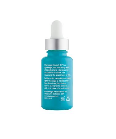Pharmagel Nourish Facial Oil | Anti Aging Face Oil with 12 Exotic Oils including Avocado and Rosemary Seed | Dry Skin Relief | 1.0 fl. oz. - Buy Online on GoSupps.com