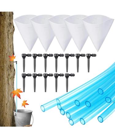 Comebachome Maple Syrup Tapping Kit Tree Taps for Syrup Set Includes 12Pcs Maple Syrup Taps 5 Maple Syrup Filter & 12Pcs 24'' Extractor Tubes for Maple Syrup Collection Supplies Maple Syrup Taps - Buy Online on GoSupps.com