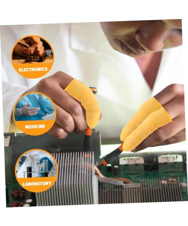 Buy Wear-Resistant Latex Finger Cots | Professional Multi-Function Finger Protectors for Work | Replaceable Finger Covers - International Shipping - Buy Online on GoSupps.com
