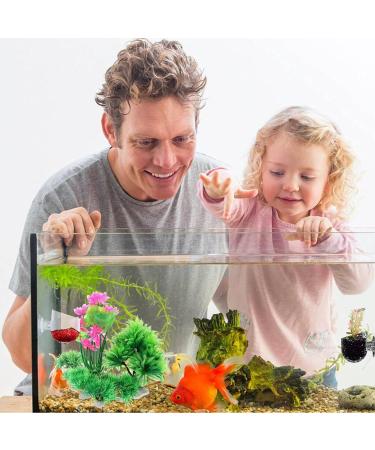 Vueinrg 8-Piece Aquarium Plant Pot Set - Decorative Glass Cups with Suction Cups for Shrimp Landscape Decor - Buy Online on GoSupps.com