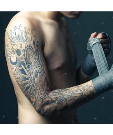 Aresvns Realistic Temporary Sleeve Tattoo for Men & Women - Waterproof & Long-Lasting - Christmas Gift - 2-3 Weeks - Buy Online on GoSupps.com