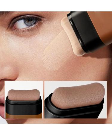 Korea Flawless Eraser Foundation Stick Cooklesa Hydrating Lightweight Foundation Stick with Brush Multiuse Foundation Stick Makeup Lightweight Foundation Stick Makeup Built-In Foundation Brush (#2 1) #2 1 count (Pack of 1) - Buy Online on GoSupps.com
