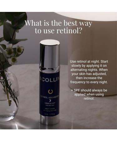 G.M. COLLIN Retinol Advanced+ Night Cream | Best Anti-Aging Face Moisturizer for Fine Lines & Wrinkles | Renew Skin Overnight with Niacinamide - Buy Online on GoSupps.com