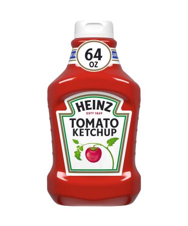 Heinz Tomato Ketchup Value Size (64 oz Bottle) Ketchup 4 Pound (Pack of 1)