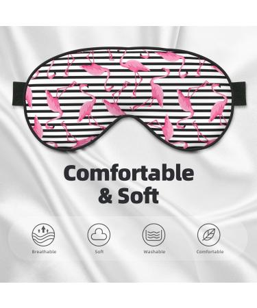 Flamingos Sleep Mask - Double-Sided Soft Eye Covers | Adjustable Sleeping Mask for Perfect Shading & Reduced Eye Edema - Shop Internationally - Buy Online on GoSupps.com