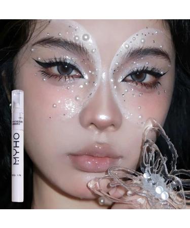 Eye Brightener Pencil | Sweatproof Shimmer Cream Eyeshadow Stick Eye Brightener Stick -Proof Formula Lying Silkworm Eyeshadow Sticks for Eyes Fovolat 01# Matte White - Buy Online on GoSupps.com