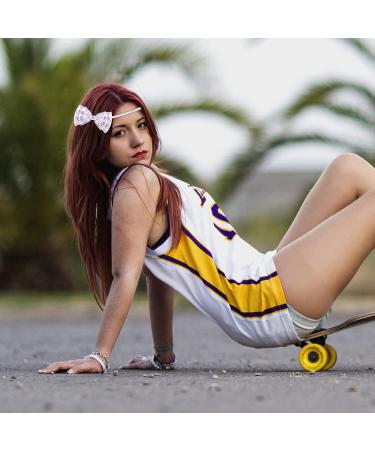 Girls Baseball Headband with Bows 6 Pcs - Elastic Hairbands for Kids - Sports Themed Birthday Party Supplies - Buy Online on GoSupps.com