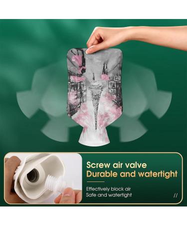 Hot Water Bottle with Lid - Paris Eiffel Tower Rubber Bag for Pain Relief Cramps & Foot Warmer | Hot & Cold Therapy - Buy Online on GoSupps.com