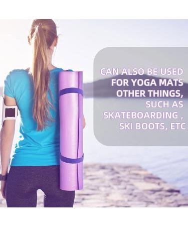 Adjustable 3Pc Yoga Mat & Roller Skate Carrier Strap | Ideal for Skiing, Snowboarding, Ice Skates & Rollerblades - Buy Online on GoSupps.com