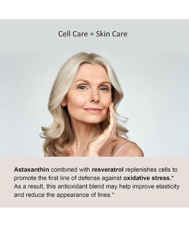 Astaxanthin Supplements 24mg Gummies with Resveratrol Vitamin B1 Coconut Oil - Algae Organic Antioxidants for Men & Women Healthy Aging Skin Eyes Immune - Vegan Sugar-Free Non-GMO 120 Servings 60 Count (Pack of 2) - Buy Online on GoSupps.com