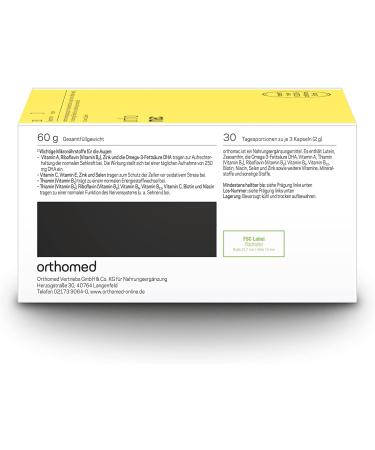  Orthomol Orthomed Orthomac Capsules 30 daily servings (66 g) - Buy Online on GoSupps.com