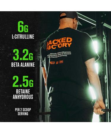 Jacked Factory NITROSURGE Pre Workout Supplement (Arctic White) Creatine Monohydrate Powder 150g (Unflavored) for Muscle Growth Increased Strength Enhanced Energy - Buy Online on GoSupps.com