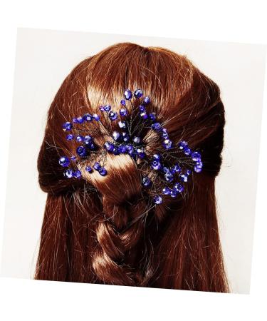 DOITOOL Bridal Wedding Comb Bride Hair Comb Kids Comb Decorative Hair Combs Diamond Hair Accessories Tiara Bridal Headpieces Banquet Dress Branches and Leaves Copper Wire - Buy Online on GoSupps.com