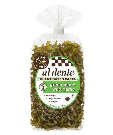 Al Dente Plant Based Pasta Green Pea + Wild Garlic 8 oz (6 Pack) - Buy Online on GoSupps.com