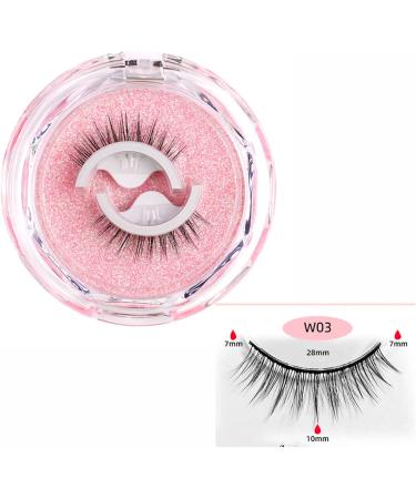 Reusable Self-Adhesive Eyelashes Natural Fluffy Curling Long Eyelashes Cat Eye Lashes 3D Fake Eyelashes Natural Look Waterproof Soft Thick Volume Faux Lashes No Magnet No Glue Needed Lash - Buy Online on GoSupps.com