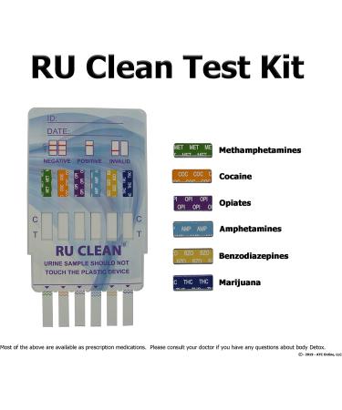 RU Clean 6 Detox Kit: Ready Clean Drink 16oz + Herbal Precleanse Capsules - Fast 1-Hour Detox Flush - Buy Online on GoSupps.com