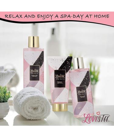 Black Vanilla Bath & Body Spa Gift Basket for Women - Perfect for Father's Day, Christmas, Valentine's Day, Mother's Day & Birthday - Includes Bubble Bath, Shower Gel, Shampoo, Body Scrub & More - Buy Online on GoSupps.com