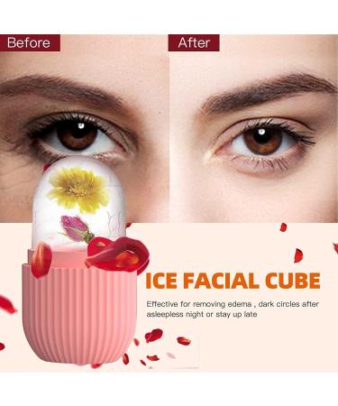 Pam Herbals Ice Face Roller Silicone Facial Cube for Eyes Neck Massage Remove Dark Circle Pore Shrink Face Beauty Skin Care Ice Mould - Buy Online on GoSupps.com