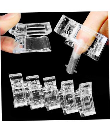 DOITOOL 2 Sets Nail Set Nail Forms Salon Nail Gel Manicure Kit Diy Nail Forms Nail Tips Clips Nails Kits Manicure Accessory Kit De Manicura Nail Clips Tool Abs Finger Clip - Buy Online on GoSupps.com