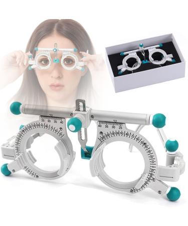 Cicolo Optometric Universal Optical Trial Frame Adjustable Optical Trial Lens Frame PD 48-80mm Eye Test Glasses Optometry Lens Frame Titan Optic Trial Eye Optometry Test Optician