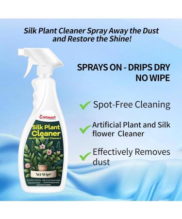 Silk Plant Cleaner Spray No Wipe | Best Artificial Plant & Silk Flower Cleaner | 16.91 Fl oz Dust Remover - Buy Online on GoSupps.com
