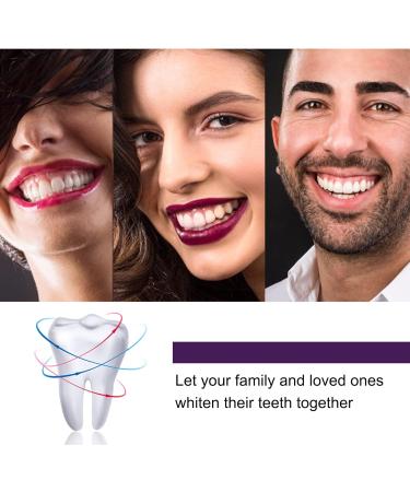 Purple Teeth Whitening Toothpaste - Effective Tooth Spot Removal & Color Correction Serum for Adults - 60g (1 Pack) | Brighten Your Smile - Buy Online on GoSupps.com