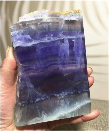 Gemstones and Crystals 400-550g Natural Stone and Crystal Colored Fluorirte Freeform Reiki Raw Specimen Home Decoration QINTINYIN Home Goods - Buy Online on GoSupps.com