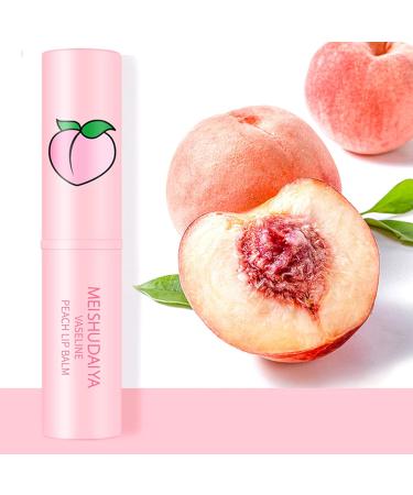 Moisturizing Lip Balm, Peach Fragrance Moisturizing Prevent Cracking Dryness Lip Balm 3.8g - Buy Online on GoSupps.com