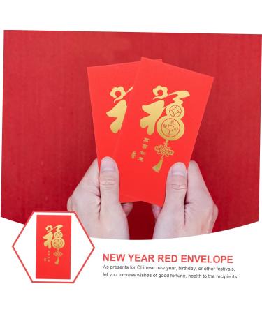 EXCEART 20 Pcs Large Holiday Red Envelope Red Gift Envelopes Chinese See Envelopes Chinese New Year Red Envelopes 2023 Chinese Hongbao Rabbit Year Hong Bao China Gold Leaf Chinese Zodiac - Buy Online on GoSupps.com