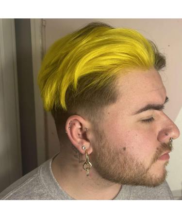 Crazy Color Vibrant Canary Yellow Semi-Permanent Hair Dye - 200ml - Buy Online on GoSupps.com
