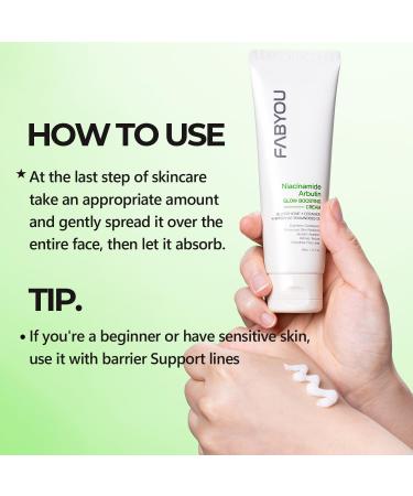 Niacinamide Arbutin Glow Boosting Cream 2.71 fl oz - Korean Skin Care for Long-Lasting Hydration & Smooth Even Skin Tone with 10% Niacinamide & Arbutin Deep Moisture Cream for Face - Buy Online on GoSupps.com