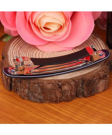 MagiDeal Royal Blue Acrylic Hair Clip - Stylish Hair Clamp & Barrette for All Hair Types | International Shipping Available - Buy Online on GoSupps.com