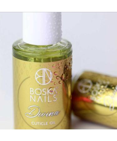  Boska Nails Divina Cuticle Oil - Luxurious Care for Perfect Nails - 10ml - Almond Oil - Avocado Oil - Jojoba Oil - Vitamins for Nails - Buy Online on GoSupps.com