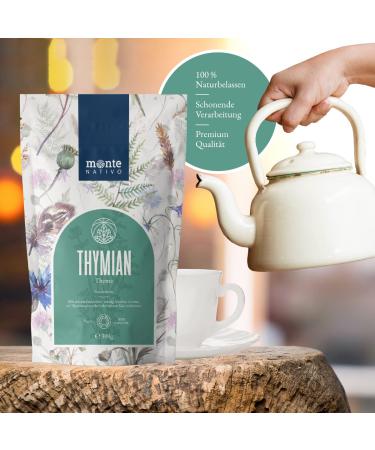 Thyme Tea Cut 300g | 100% Pure & Natural | Monte Nativo | Aromatic Herb for Cooking & Tea | Ideal Spice Mixture Gift - Buy Online on GoSupps.com