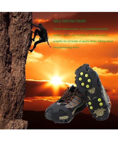 FroCrion-1 Anti-Slip Ice Spikes for Shoes | Winter Slip Resistance Claw Spikes for All Footwear - Buy Online on GoSupps.com