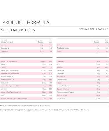 Vivioptal Women 30 Softgels - Multivitamin & Multimineral with CoQ10 & Omega 3 - Buy Online on GoSupps.com