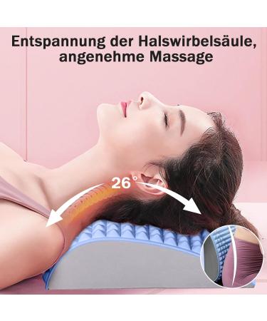 Neubleben 2-in-1 Neck & Back Stretcher - Relieve Neck & Back Pain with Effective Massage & Stretching Exercises - Buy Online on GoSupps.com