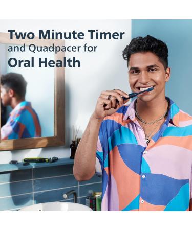 Philips One Electric Toothbrush by Sonicare HY1100/54 - Micro Vibrations Soft Bristles 3-Month Battery Life 2-Minute Timer Quadpacer - Best for Whitening & Polishing Teeth - Buy Online on GoSupps.com