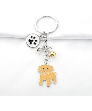ENSIANTH Dog Keychain - Perfect Gift for Dog Lovers | Puppy & Paw Print Keyring for Dog Owners - Buy Online on GoSupps.com