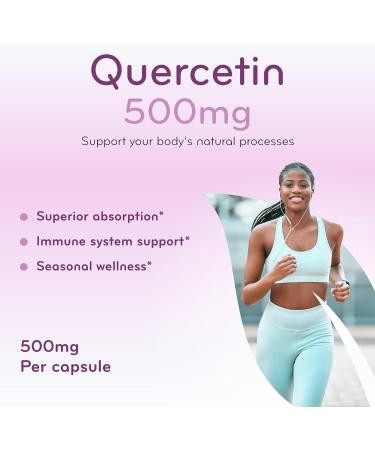 Advanced Zinc Quercetin with Bromelain Formula - Triple Immune Support Quercetin Complex for Daily and Seasonal Immune System Wellness Support - Made in a cGMP American Facility (Single) 240 Count (Pack of 1) - Buy Online on GoSupps.com